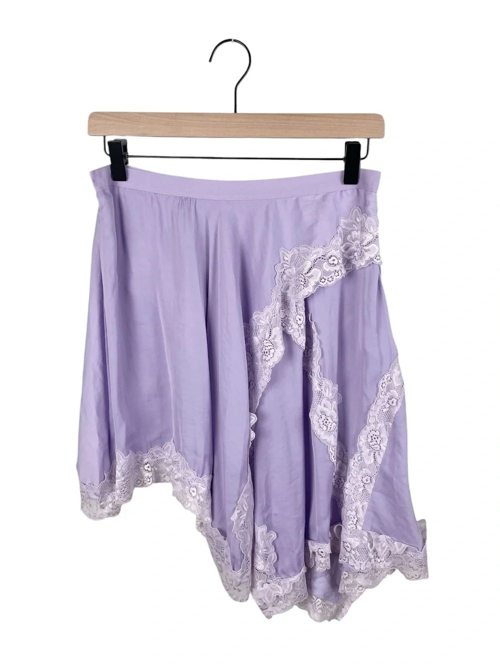 Intimately Free People Neon Nights Half Slip Lilac Skirt XS Lace Coquette Fairy
